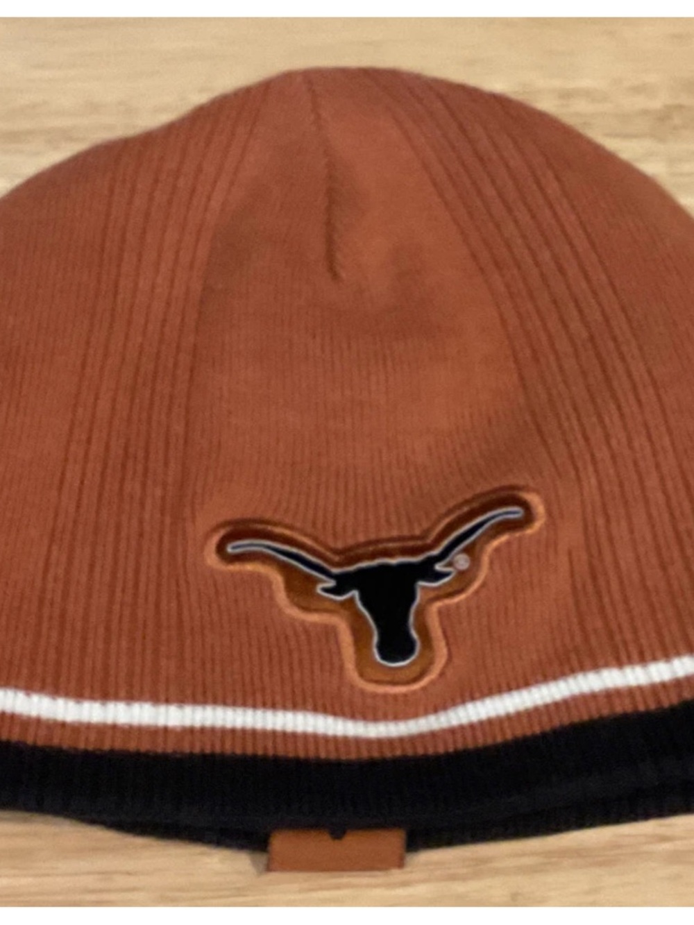 Champs Sports Men's Burnt Orange Knit Beanie w/Longhorn Patch